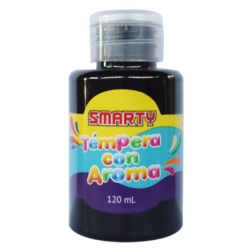 TEMPERA SMARTY NEGRA C/AROMA 120ML SM-F28006