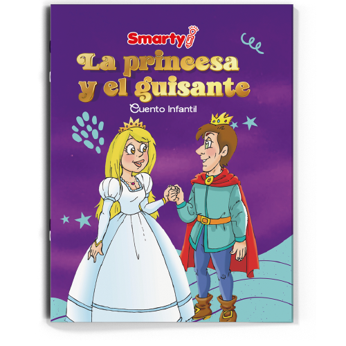 LIBRO MINICUENTO INFANTIL SMARTY: LA PRINCESA Y EL GUISANTE 12 PAG