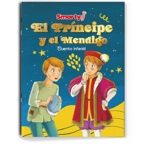 LIBRO MINICUENTO INFANTIL SMARTY: EL PRINCIPE Y EL MENDIGO 12 PAG
