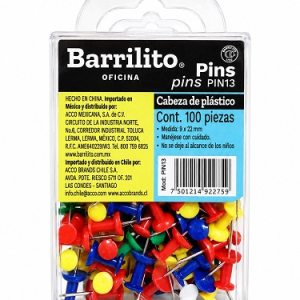 TACHUELAS BARRILITO  PIN13 CJ-100UD