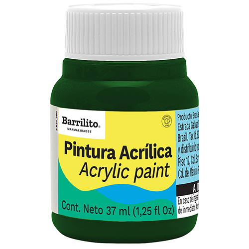PINTURA BARRILITO ACRILICA 37ML AB325 VERDE BANDERA