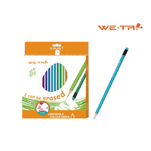 LAPICES COLOR Y-PLUS WE-TRI BORRABLE 24COL LARGO TC180200