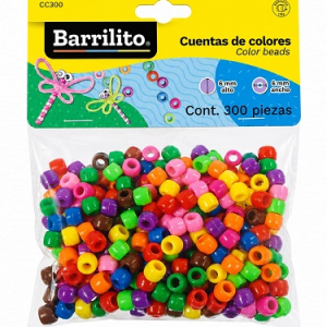 MANUALIDADES BARRILITO CUENTAS COL BL-300UD CC300