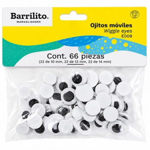 MANUALIDADES BARRILITO OJITOS TAM. SURTID BL-66UD E009