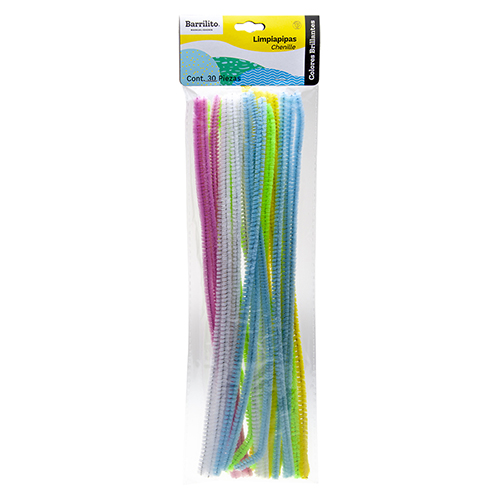 MANUALIDADES BARRILITO LIMPIA PIPA BRILLANTE P002F BL-30