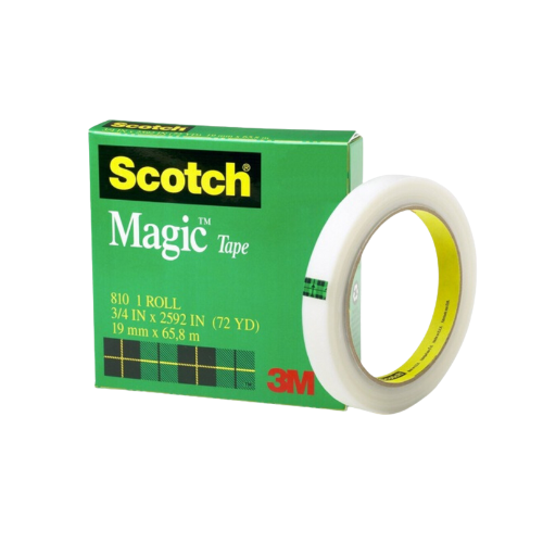 TAPE 3M SCOTCH MAGICO 19MM x 65.8M 810 7000144782