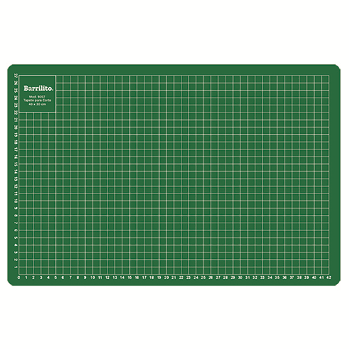 TAPETE BARRILITO P/CORTE 9357 40CMX30CM MED