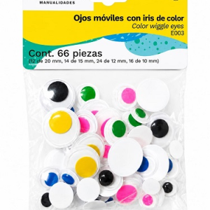 MANUALIDADES BARRILITO OJITOS IRIS COLORES BL-66UD E003