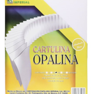 CARTULINA OPALINA IMPERIAL PREMIUM T/C LINO BLANCA PQ-100HJ 210/220GR 3146