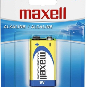 BATERIA MAXELL ALKALINA 9V 6LF22 CUADRADA 721110/721150